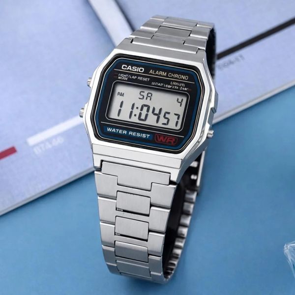 Годинник Casio A158WA-1DF 4971850436553 фото
