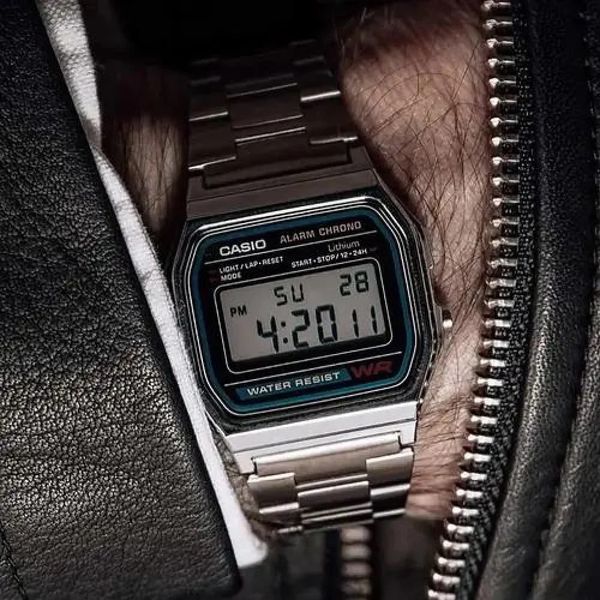 Годинник Casio A158WA-1DF 4971850436553 фото