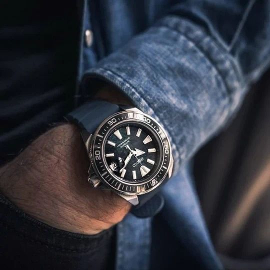Годинник Seiko Prospex King Samurai Save the Ocean Dark Manta Ray SRPF79K1 4954628238900 фото