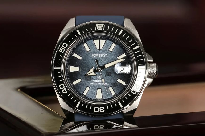 Годинник Seiko Prospex King Samurai Save the Ocean Dark Manta Ray SRPF79K1 4954628238900 фото