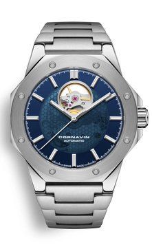 Годинник CORNAVIN 83 OH.01.R Open Heart auto 05100835 фото