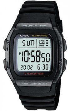 Годинник Casio W-96H-1BVDF 4971850802396 фото